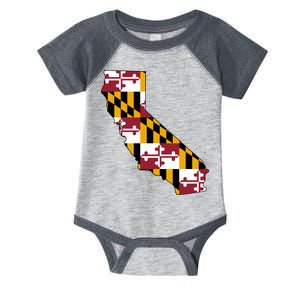 California Maryland Flag Infant Baby Jersey Bodysuit