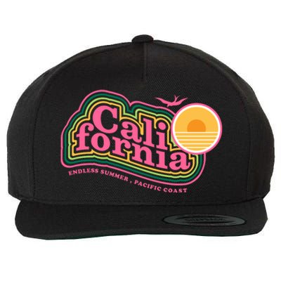 California Pacific Coast Endless Summer Wool Snapback Cap