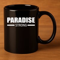 California Paradise Strong 11oz C Handle Ceramic Mug