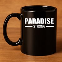 California Paradise Strong 11oz C Handle Ceramic Mug