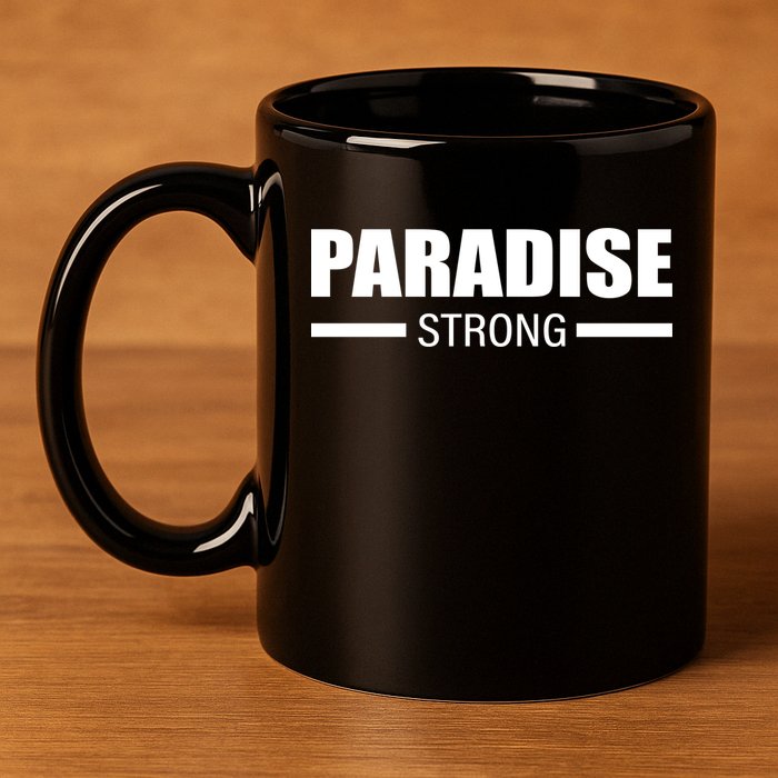 California Paradise Strong 11oz C Handle Ceramic Mug