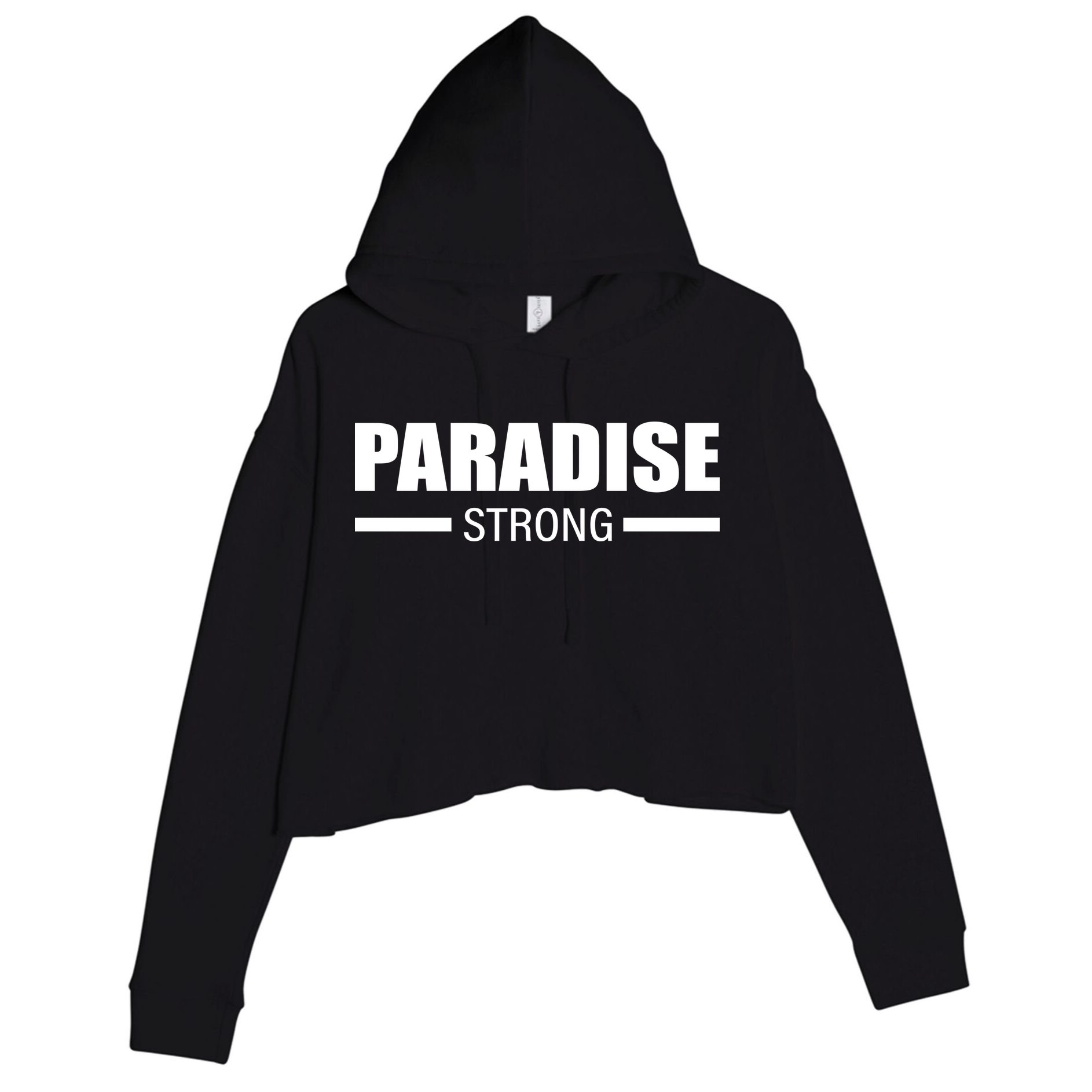 California Paradise Strong Crop Fleece Hoodie