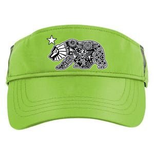 California Republic Aztec Bear Adult Drive Performance Visor