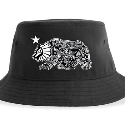 California Republic Aztec Bear Sustainable Bucket Hat