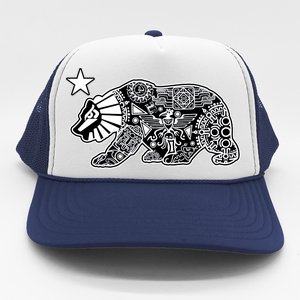 California Republic Aztec Bear Trucker Hat