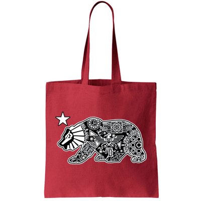 California Republic Aztec Bear Tote Bag