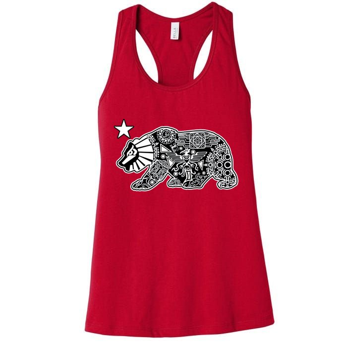 California Republic Aztec Bear Womens Tank Top