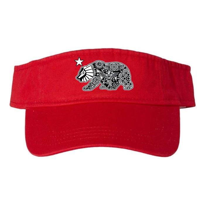 California Republic Aztec Bear Valucap Bio-Washed Visor