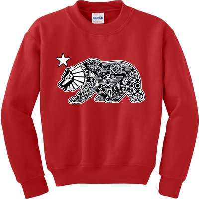 California Republic Aztec Bear Kids Sweatshirt