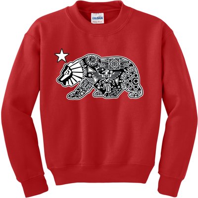 California Republic Aztec Bear Kids Sweatshirt