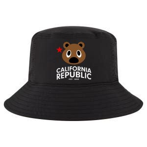 California Republic Bear Est. 1850 Cool Comfort Performance Bucket Hat