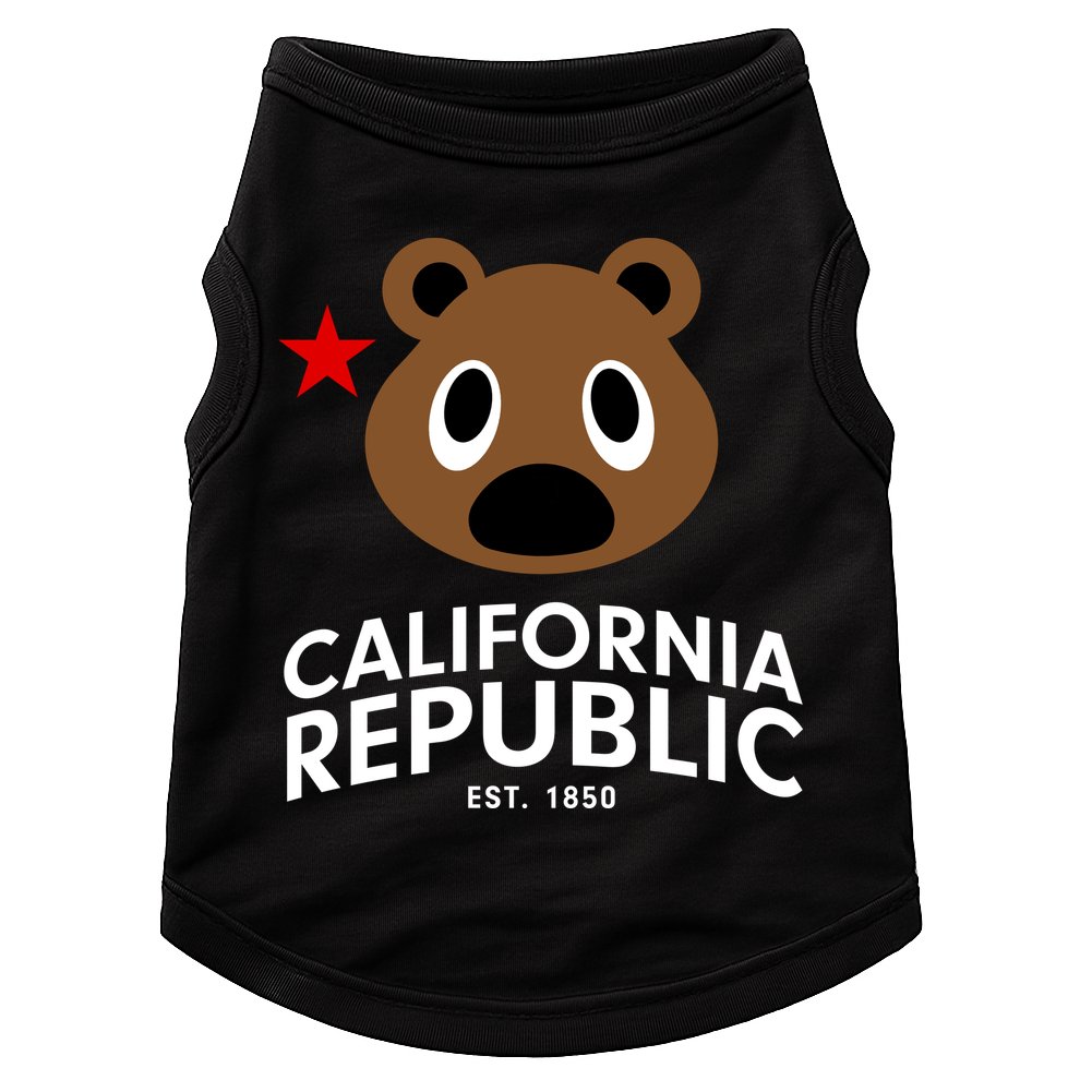 California Republic Bear Est. 1850 Doggie Tank