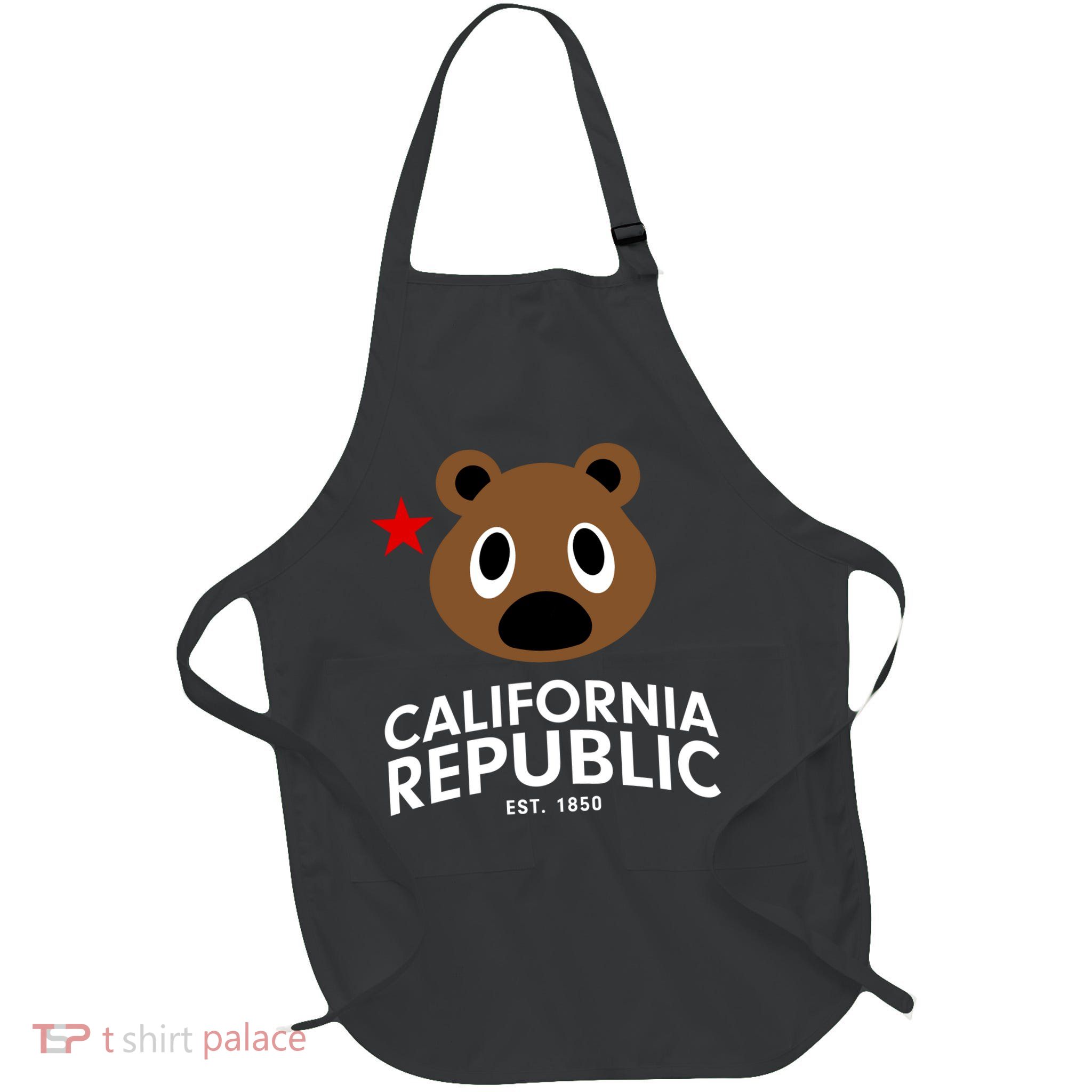 California Republic Bear Est. 1850 Apron