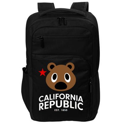 California Republic Bear Est. 1850 Impact Tech Backpack