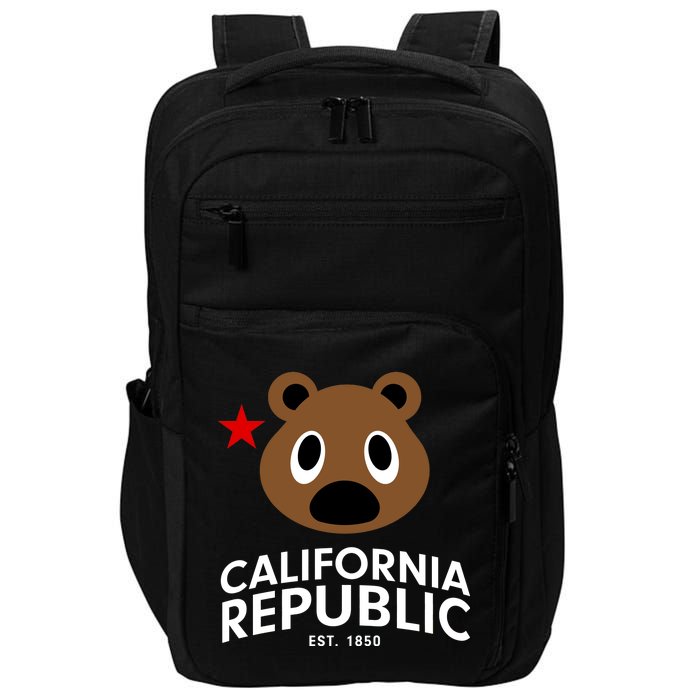 California Republic Bear Est. 1850 Impact Tech Backpack