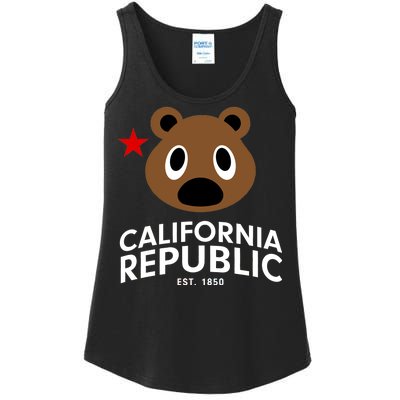 California Republic Bear Est. 1850 Ladies Essential Tank