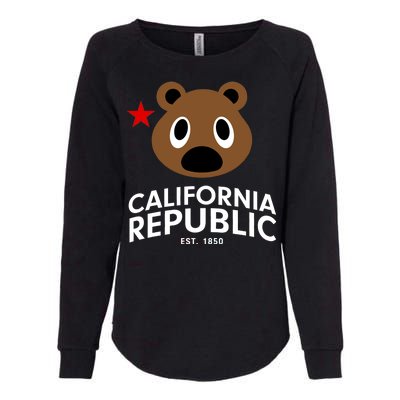 California Republic Bear Est. 1850 Womens California Wash Sweatshirt