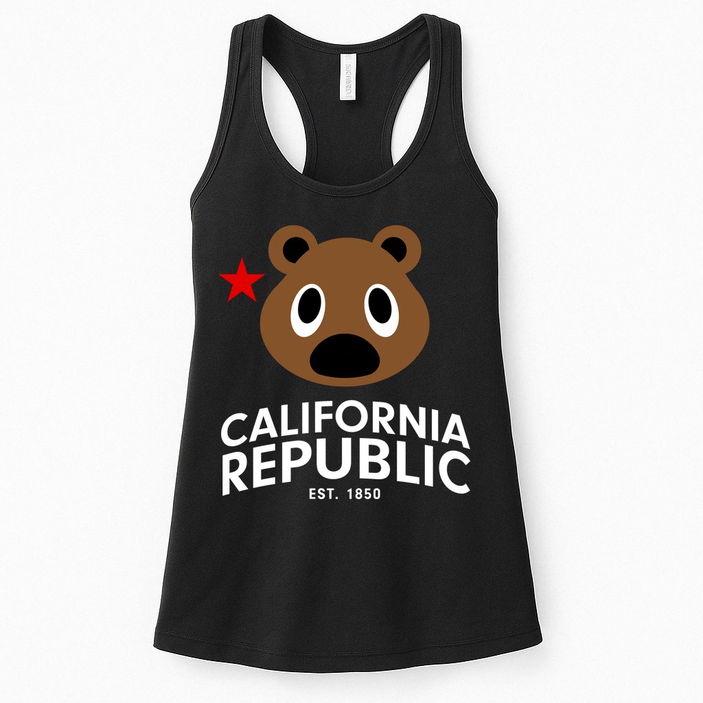 California Republic Bear Est. 1850 Womens Tank Top