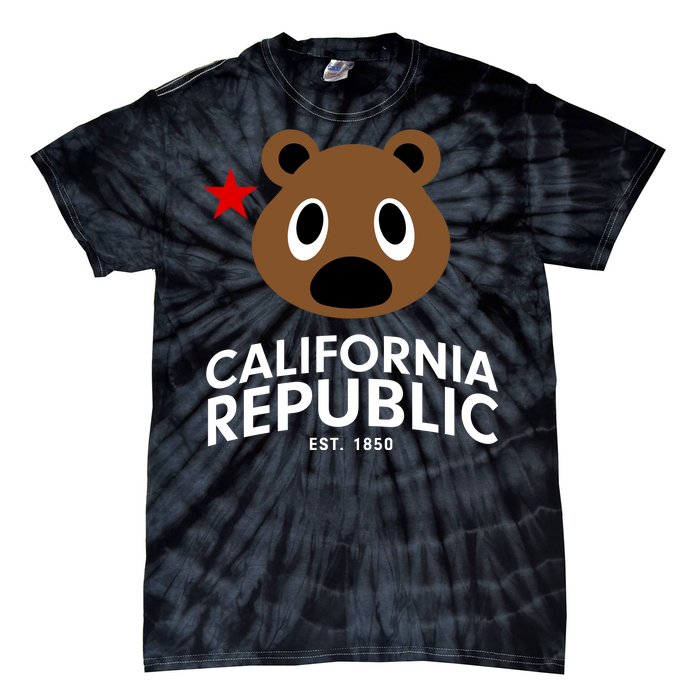 California Republic Bear Est. 1850 Tie-Dye T-Shirt