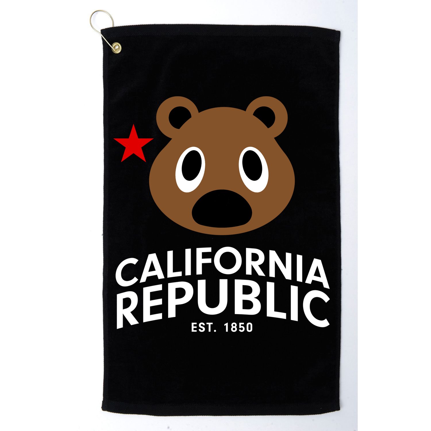 California Republic Bear Est. 1850 Golf Towel