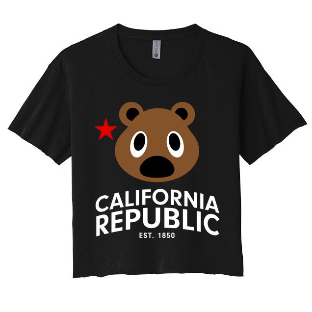 California Republic Bear Est. 1850 Crop Top