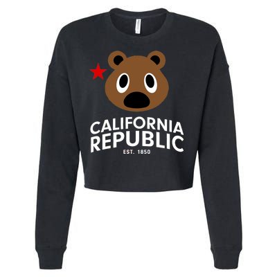 California Republic Bear Est. 1850 Cropped Pullover Crew