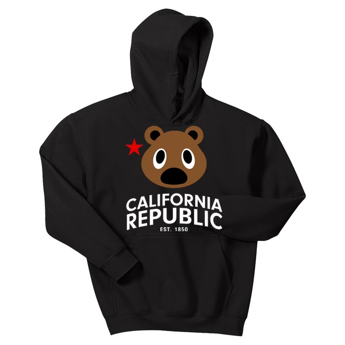 California Republic Bear Est. 1850 Kids Hoodie