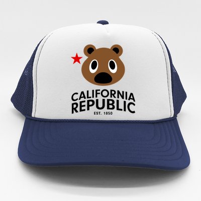 California Republic Bear Est. 1850 Trucker Hat