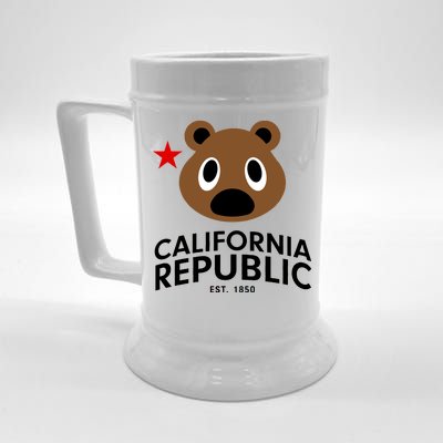 California Republic Bear Est. 1850 Beer Stein