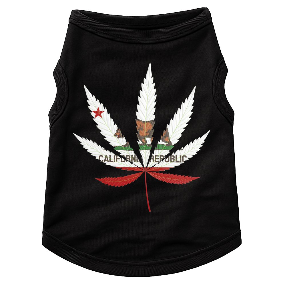 California Republic: Cali Weed Doggie Tank