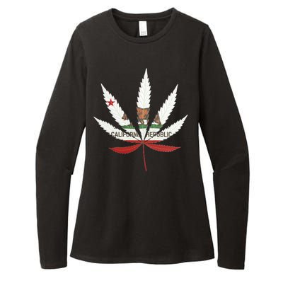 California Republic: Cali Weed Womens CVC Long Sleeve Shirt