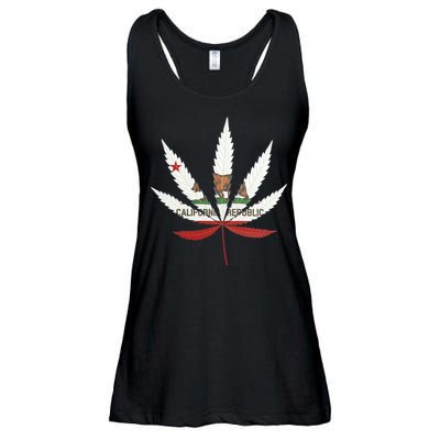 California Republic: Cali Weed Ladies Essential Flowy Tank