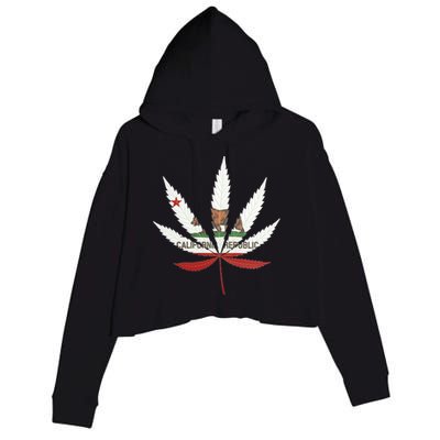 California Republic: Cali Weed Crop Fleece Hoodie