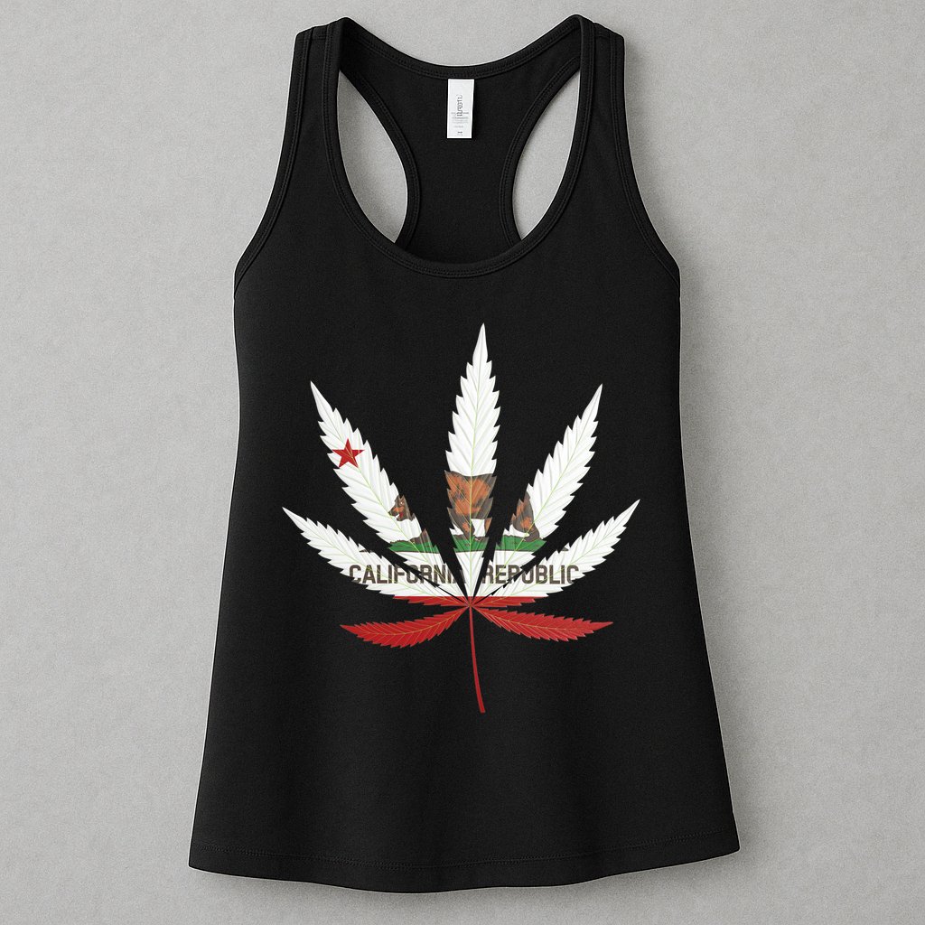 California Republic: Cali Weed Womens Tank Top