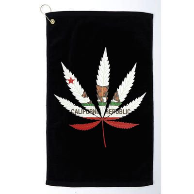 California Republic: Cali Weed Platinum Collection Golf Towel