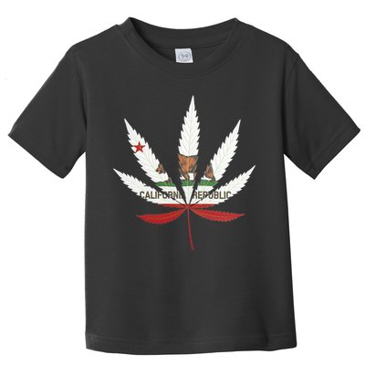 California Republic: Cali Weed Toddler T-Shirt