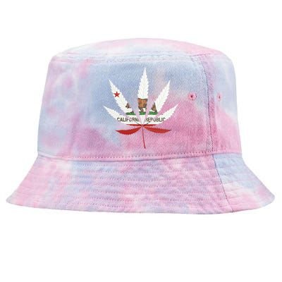 California Republic: Cali Weed Tie-Dyed Bucket Hat