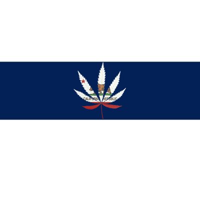 California Republic: Cali Weed Bumper Sticker