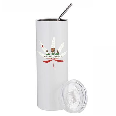 California Republic: Cali Weed Stainless Steel Tumbler