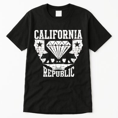California Republic Diamond State Bear Tall T-Shirt