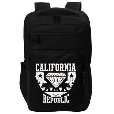 California Republic Diamond State Bear Impact Tech Backpack