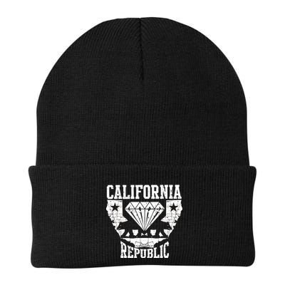 California Republic Diamond State Bear Beanie