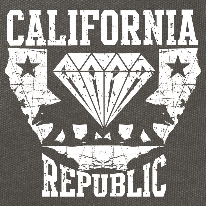 California Republic Diamond State Bear Cotton Canvas Backpack