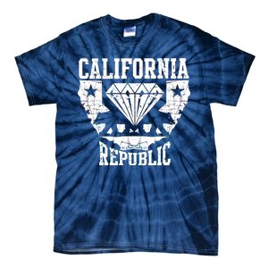 California Republic Diamond State Bear Tie-Dye T-Shirt