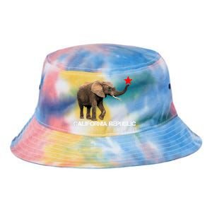 California Republic Elephant  Tie Dye Newport Bucket Hat