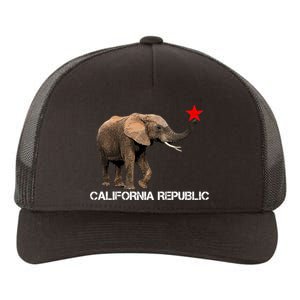 California Republic Elephant  Yupoong Adult 5-Panel Trucker Hat