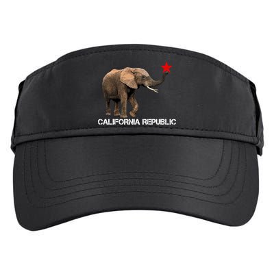 California Republic Elephant  Adult Drive Performance Visor