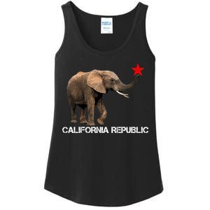 California Republic Elephant  Ladies Essential Tank