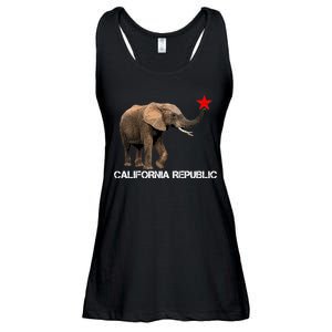 California Republic Elephant  Ladies Essential Flowy Tank