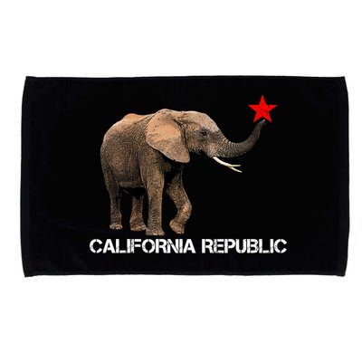 California Republic Elephant  Microfiber Hand Towel